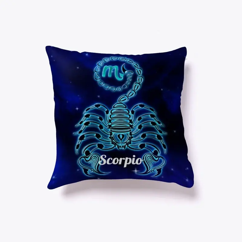 Zodiac Scorpio Pillow